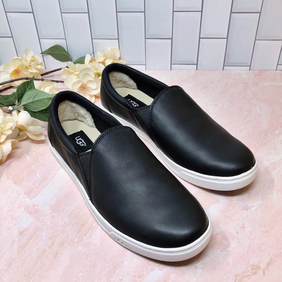 ugg slip on sneakers black